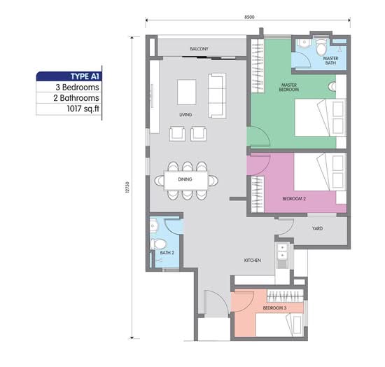 Residensi Jalan Jubilee - Floor Plan - iProperty.com.my