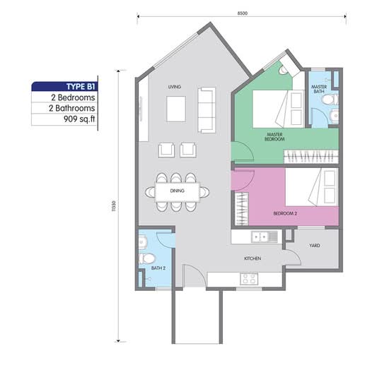 Residensi Jalan Jubilee - Floor Plan - iProperty.com.my