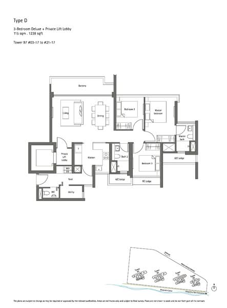 Principal Garden, 97 Prince Charles Crescent, 3 Bedrooms, 1,238 sqft, Condominium For Rent, by George Wong, 500145704 - PropertyGuru.com.sg