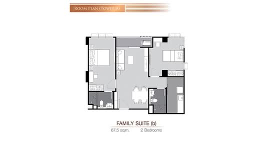 Supalai Prime Rama 9 - Floor Plan