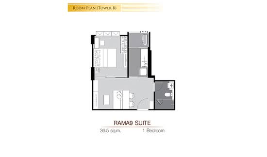 Supalai Prime Rama 9 - Floor Plan