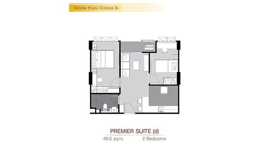 Supalai Prime Rama 9 - Floor Plan
