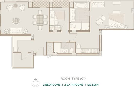 The Private Residence Rajdamri : เดอะ ไพรเวท เรสซิเดนซ์ ราชดำริ - Floor Plan