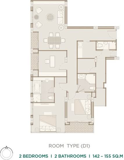 The Private Residence Rajdamri : เดอะ ไพรเวท เรสซิเดนซ์ ราชดำริ - Floor Plan