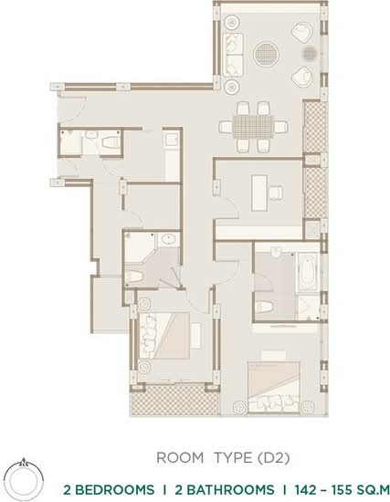 The Private Residence Rajdamri : เดอะ ไพรเวท เรสซิเดนซ์ ราชดำริ - Floor Plan