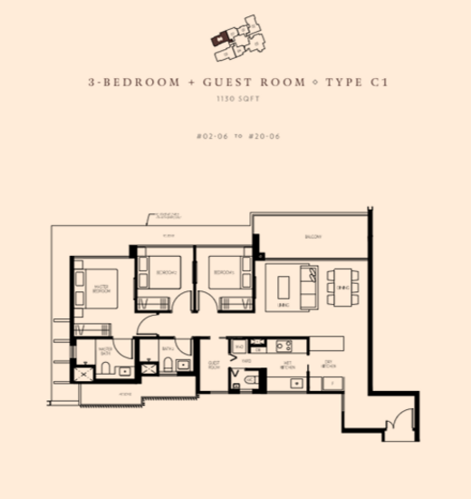 Amber 45 - Floor Plan