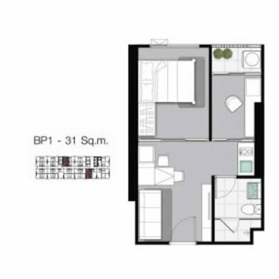KnightsBridge Sukhumvit-Thepharak - Floor Plan