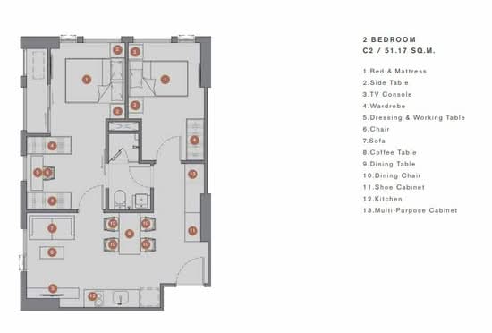 Chapter Chula-Samyan - Floor Plan