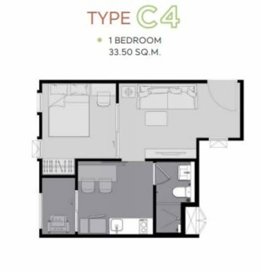 Aspire Asoke-Ratchada : แอสปาย อโศก-รัชดา - Floor Plan