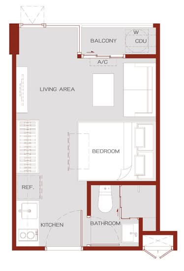 Atmoz Chaengwattana - Floor Plan