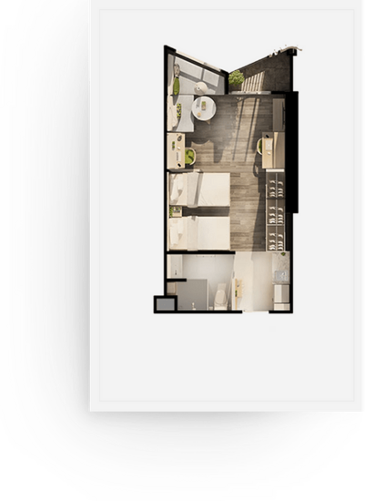 Triple Y Residence Samyan - Floor Plan