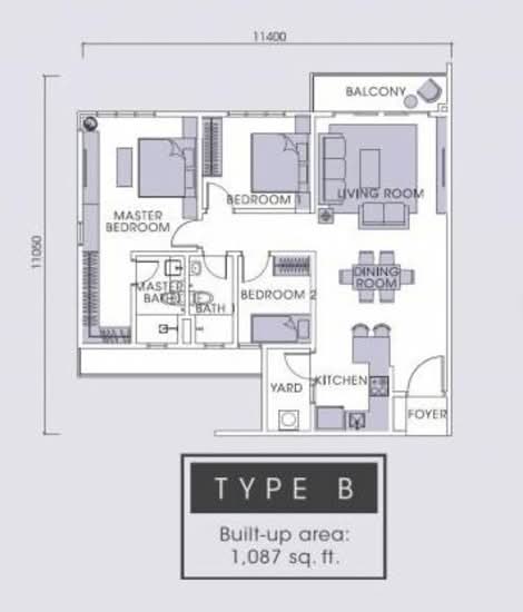 Vista Mahogani @ Saujana Impian - Floor Plan - iProperty.com.my
