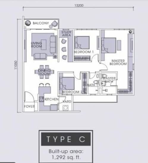 Vista Mahogani @ Saujana Impian - Floor Plan - iProperty.com.my