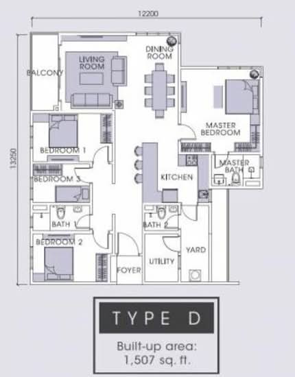 Vista Mahogani @ Saujana Impian - Floor Plan - iProperty.com.my