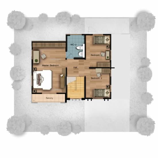 Ban Burirom Rama2-Ekachai : บ้านบุรีรมย์ พระราม 2 เอกชัย - Floor Plan