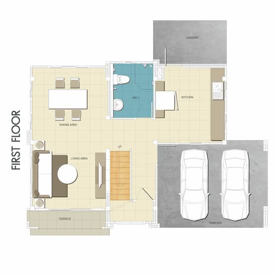 Ban Burirom Rama2-Ekachai : บ้านบุรีรมย์ พระราม 2 เอกชัย - Floor Plan