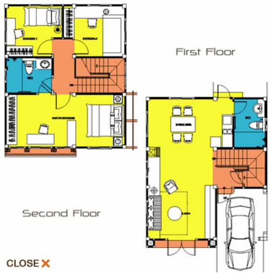 Ban Burirom Rama2-Ekachai : บ้านบุรีรมย์ พระราม 2 เอกชัย - Floor Plan