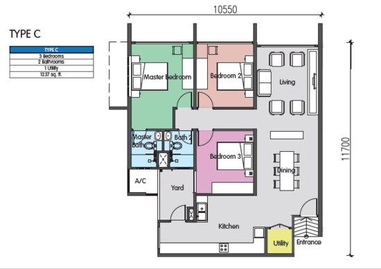 Residensi Seremban Sentral - Floor Plan - iProperty.com.my