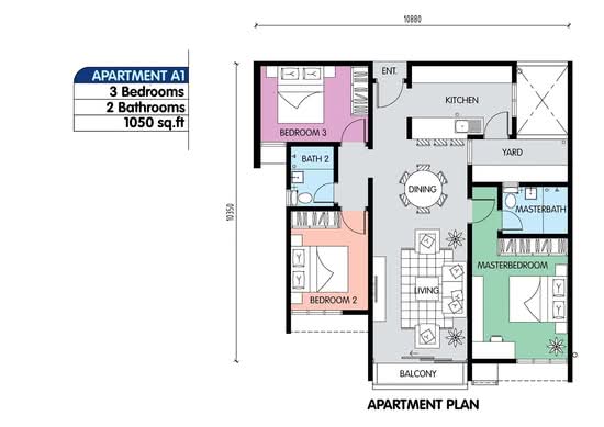 Residensi A'Famosa - Floor Plan - iProperty.com.my