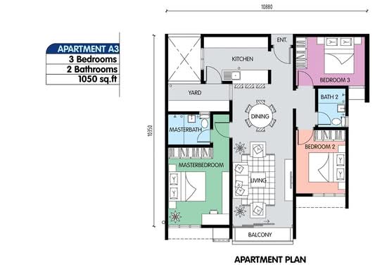 Residensi A'Famosa - Floor Plan - iProperty.com.my