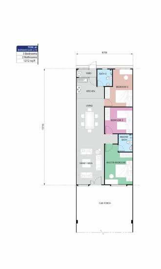 Residensi Pulau Sebang - Floor Plan - iProperty.com.my