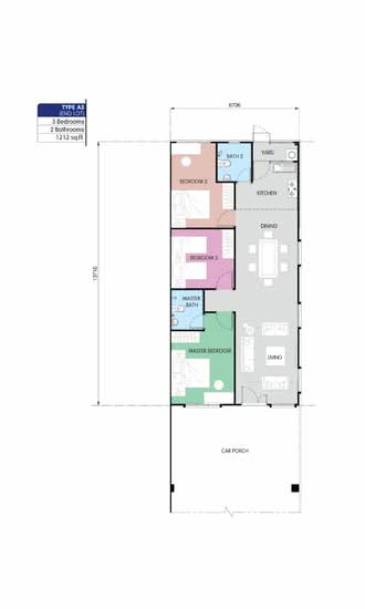 Residensi Pulau Sebang - Floor Plan - iProperty.com.my