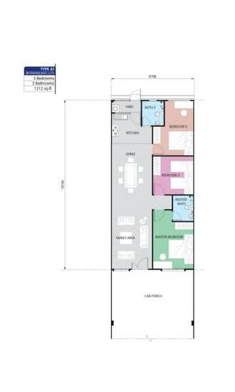 Residensi Pulau Sebang - Floor Plan - iProperty.com.my
