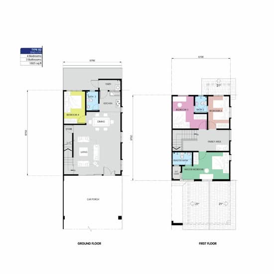 Residensi Pulau Sebang - Floor Plan - iProperty.com.my