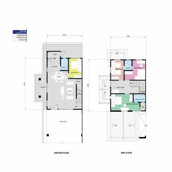 Residensi Pulau Sebang - Floor Plan - iProperty.com.my