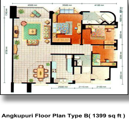 Angkupuri Condominium - Floor Plan - iProperty.com.my