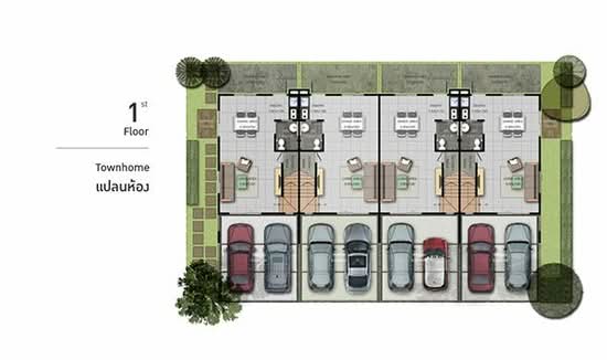 Modi Villa Bangbuathong - Floor Plan