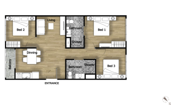 One Riverbend Jaransanitwong : วัน ริเวอร์เบน จรัญสนิทวงศ์ - Floor Plan
