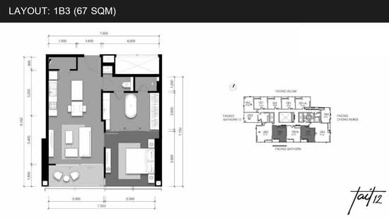 Tait Sathorn 12 - Floor Plan