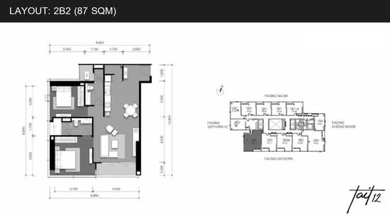 Tait Sathorn 12 - Floor Plan