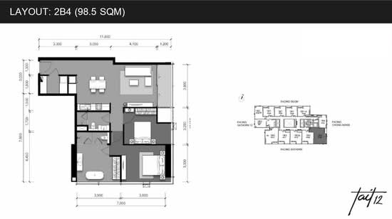Tait Sathorn 12 - Floor Plan