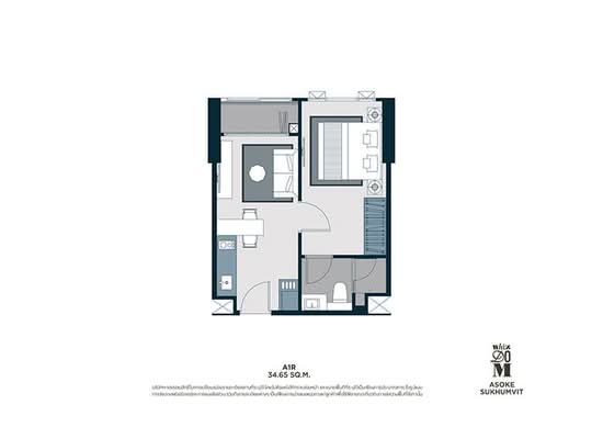 Whizdom Asoke-Sukhumvit - Floor Plan