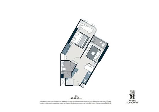 Whizdom Asoke-Sukhumvit - Floor Plan