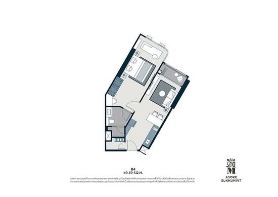 Whizdom Asoke-Sukhumvit - Floor Plan