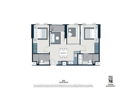 Whizdom Asoke-Sukhumvit - Floor Plan
