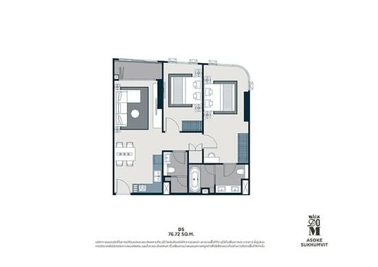 Whizdom Asoke-Sukhumvit - Floor Plan