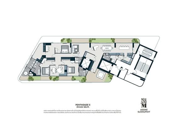 Whizdom Asoke-Sukhumvit - Floor Plan