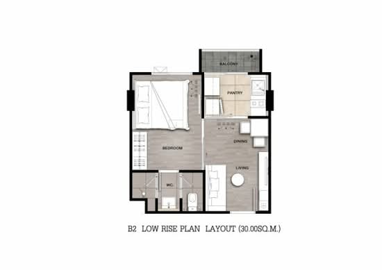 Niche Mono Ramkhamhaeng - นิช โมโน รามคำแหง - Floor Plan