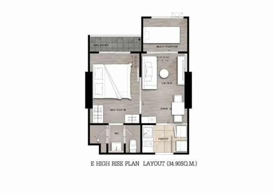 Niche Mono Ramkhamhaeng - นิช โมโน รามคำแหง - Floor Plan