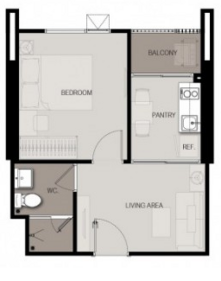 Life Sukhumvit 48 - Floor Plan