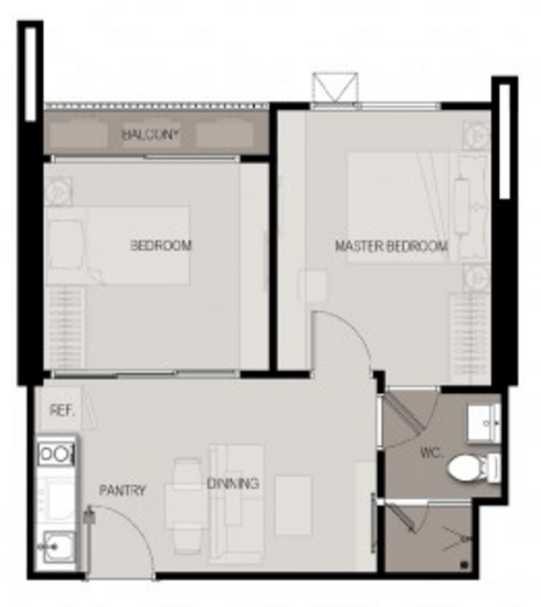 Life Sukhumvit 48 - Floor Plan