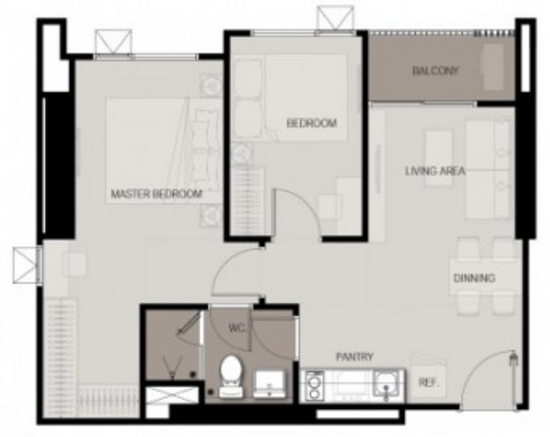 Life Sukhumvit 48 - Floor Plan