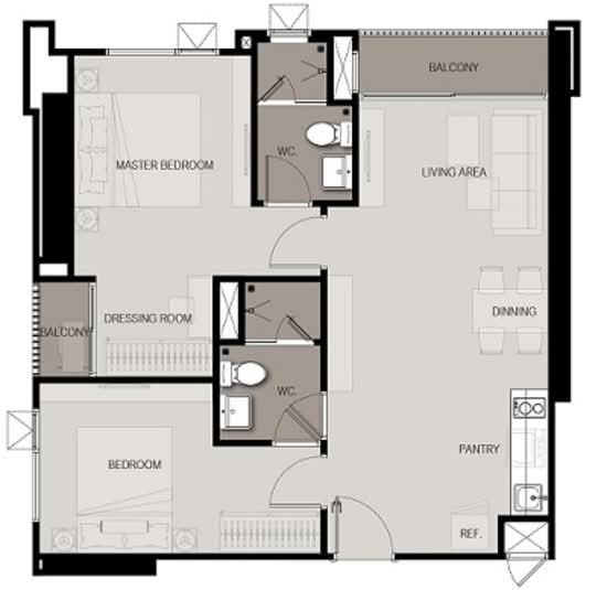 Life Sukhumvit 48 - Floor Plan