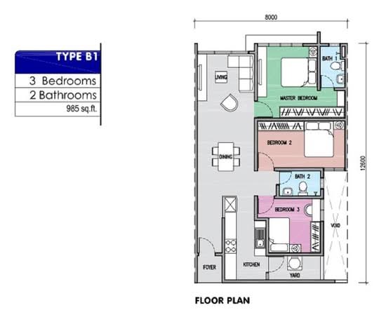 Residensi Falim (PR1MA Falim) - Floor Plan - iProperty.com.my