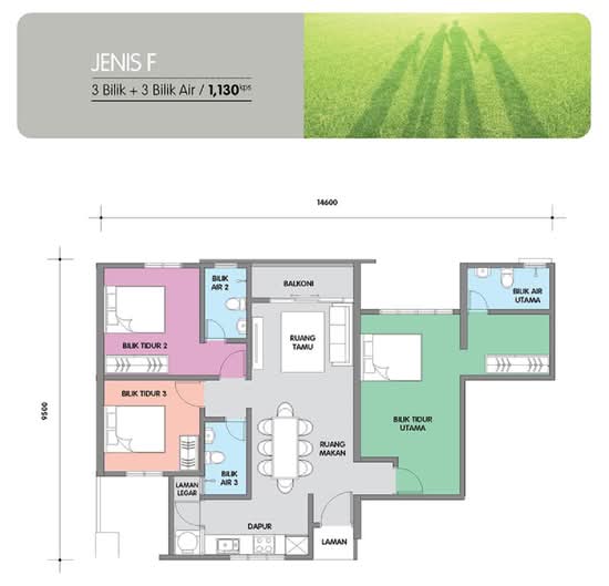 Residensi Kampung Paloh (PR1MA @ Kampung Paloh) - Floor Plan - iProperty.com.my