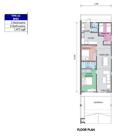Residensi Simpang Empat 2 - Floor Plan - iProperty.com.my